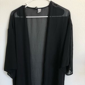 Sheer cardigan